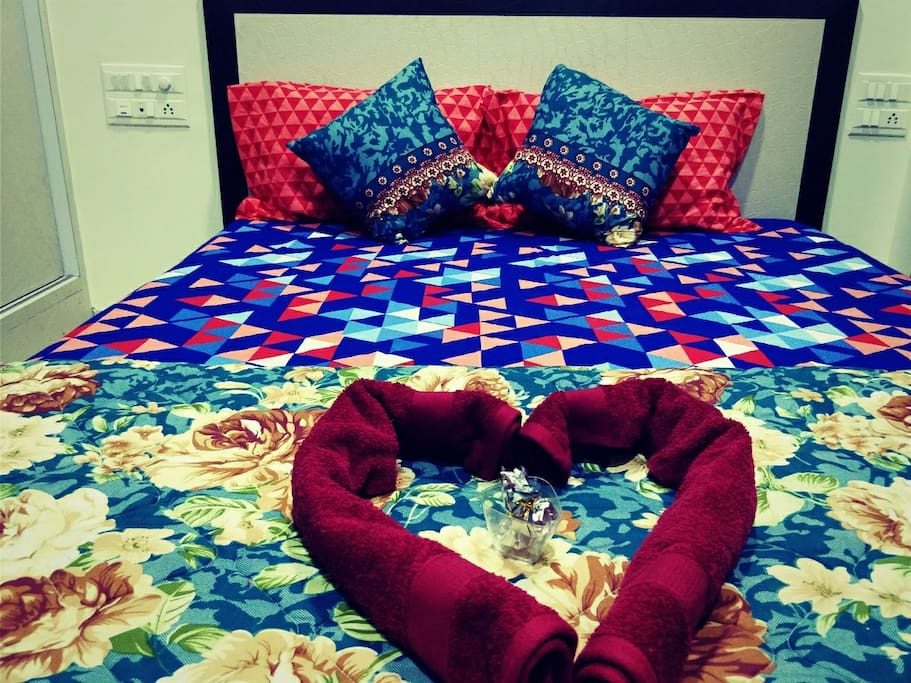 well laid out bedroom ready to welcome you
