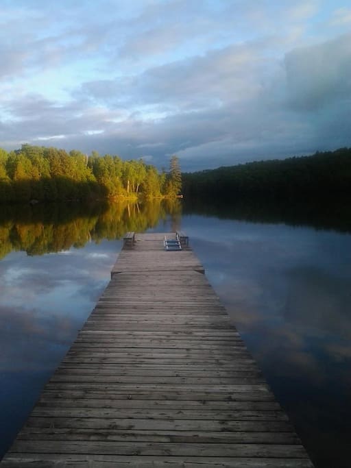 Gorgeous view of the lake