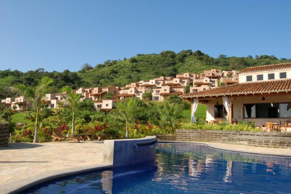 Villas de Palermo offers 24/7 Security, Healthy Restaurant Pool and Spa with wonderful views of San Juan.