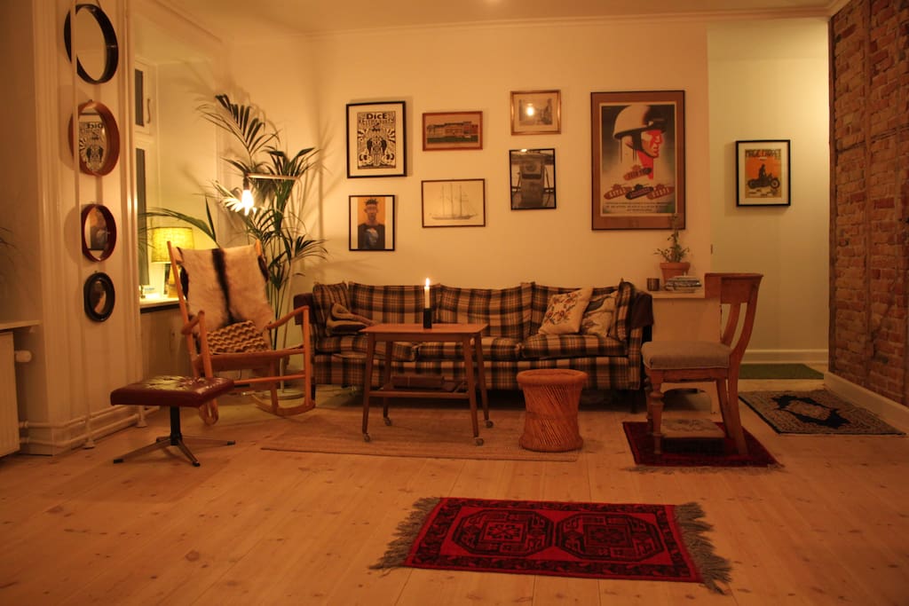 Evening time in the living room