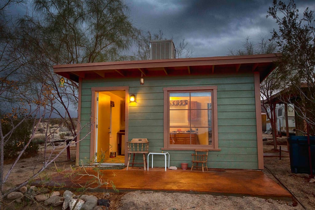 The original 1950's homestead cabin, rebuilt from the ground up.