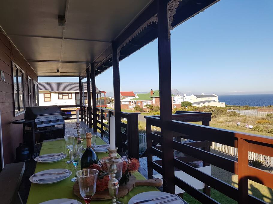 Dining on the upper deck
