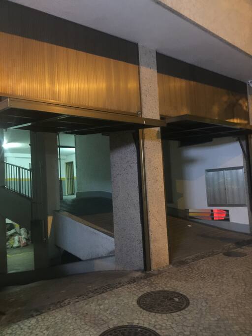 Entrada da garagem