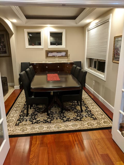 This spacious home borders Bellevue and Renton