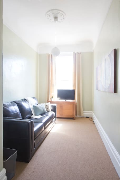 Lounge room or extra sofa bed with TV