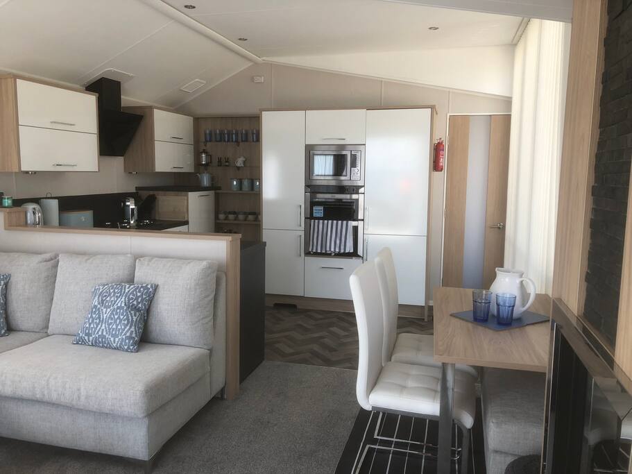 Open plan dining/living space