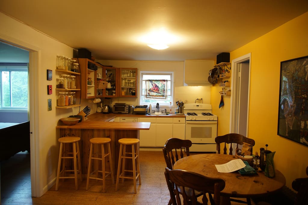 large fully equipped kitchen