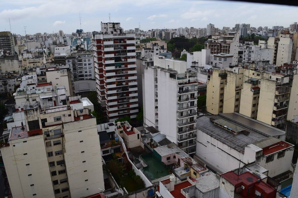 La vista desde el departamento