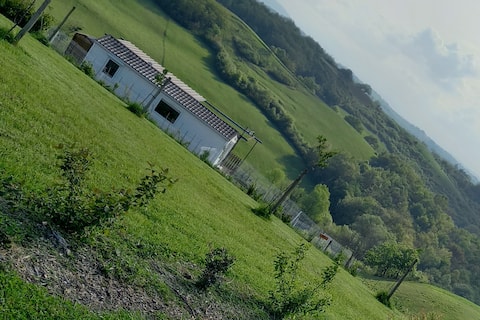 Large mobile home with all amenities for 4 people