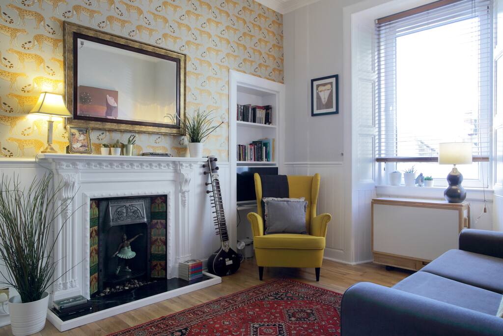 Bright and homely living room