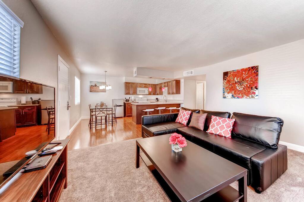 Remodeled Living Room with Sofabed