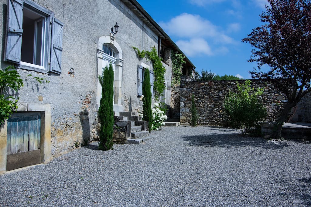 Main entrance and private garden