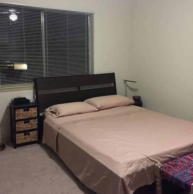 Bedroom with queen bed
