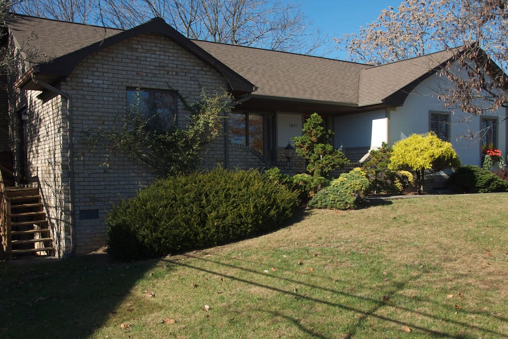 Front of the house from the road