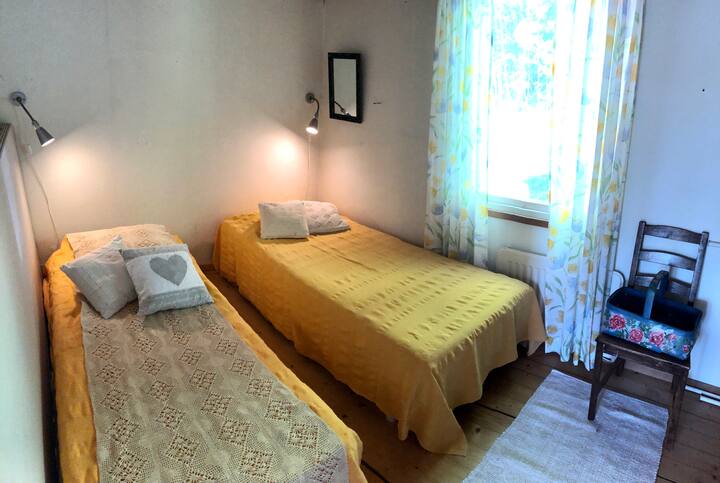 1号卧室配有两张90x200舒适的床铺