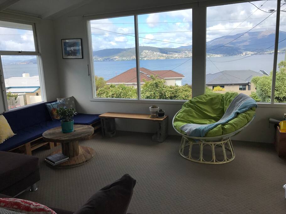 View of mountain from lounge room and kitchen!