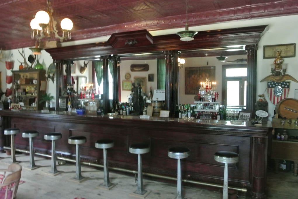 Our Historic Old West Saloon is a favorite hang-out for guests and crew.