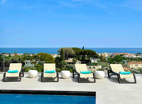Villa Citadelle Fantastic sea view, spa, pool, gym