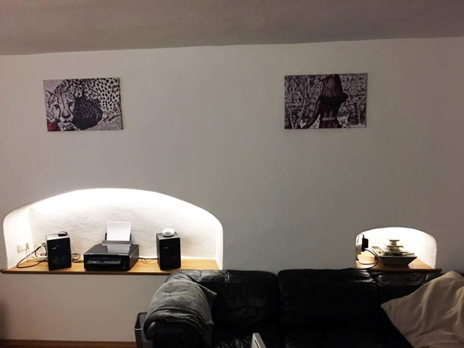 indirect lights for a nice evening in the living room