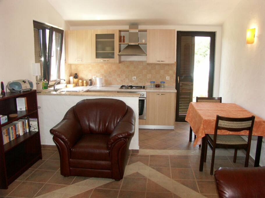 Kitchen from living room