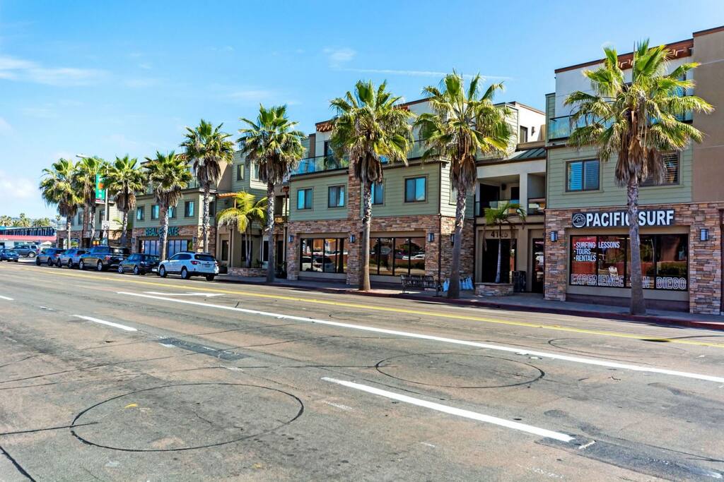 Prime location - right between Mission Beach and Mission Bay