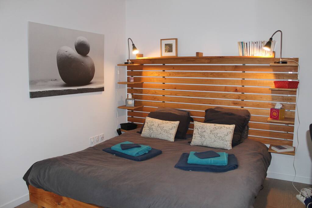 Chambre avec lit en 180 x 200