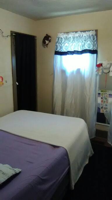 Roomy bed