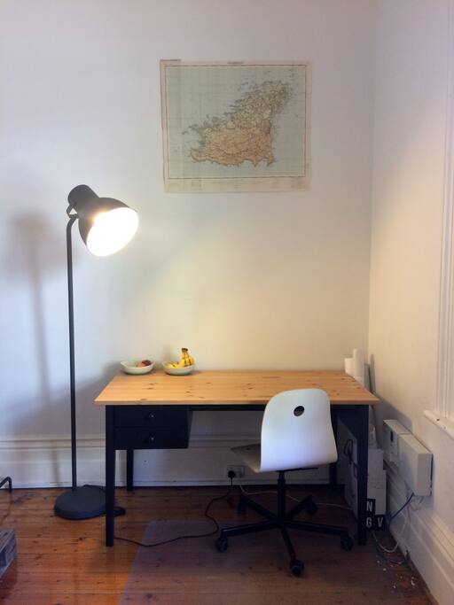 Little work area in the room