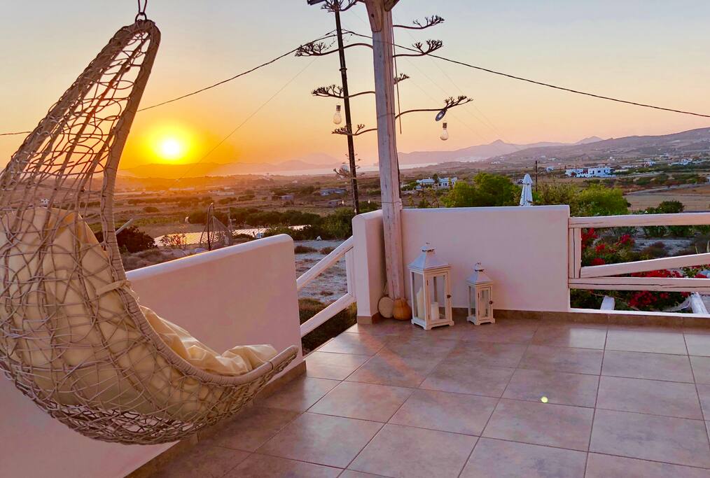 Enjoy the sunset from the beautiful terrace