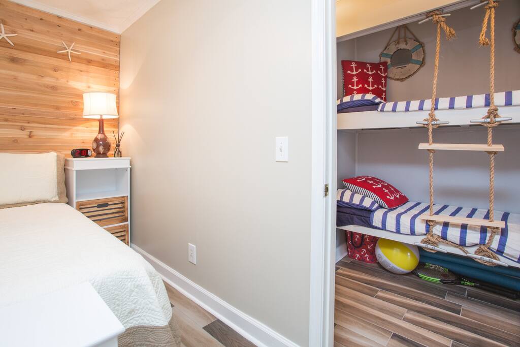Beach and Pool toys under bunks
