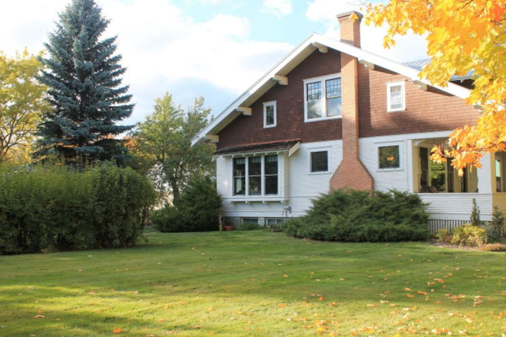 South side of the house