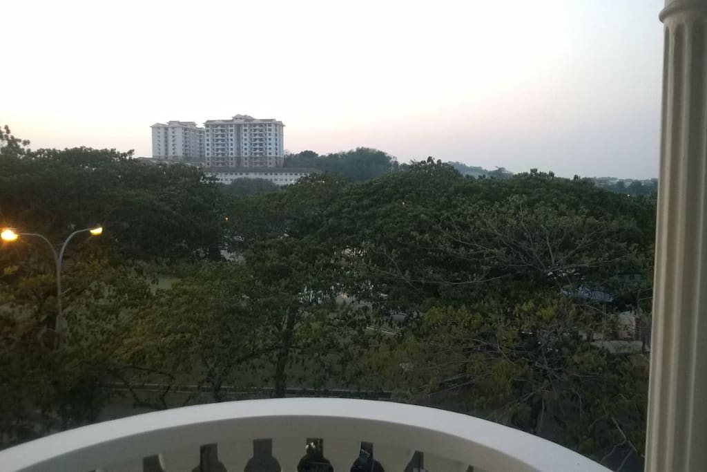 Great view from balcony
