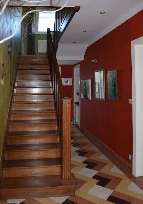 Le couloir du rez-de-chaussée