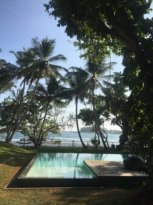 pool with seaview