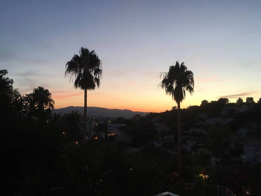 Vue de la terrasse exposée sud ouest