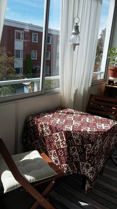 The balcony