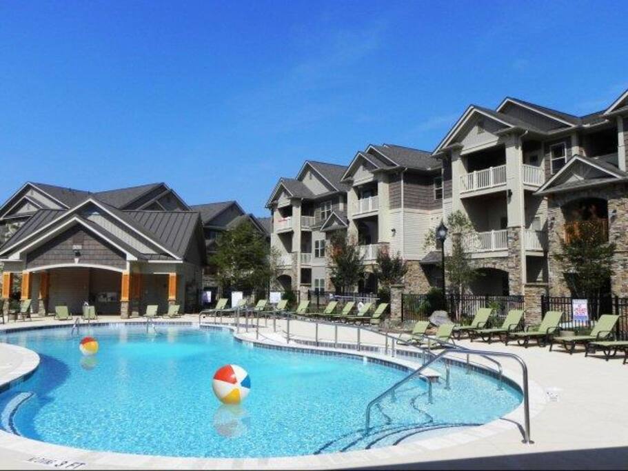 Pool is open year-round.