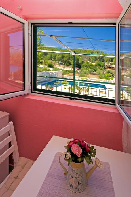 Villa Huerte - Beach House Studio - view from the window