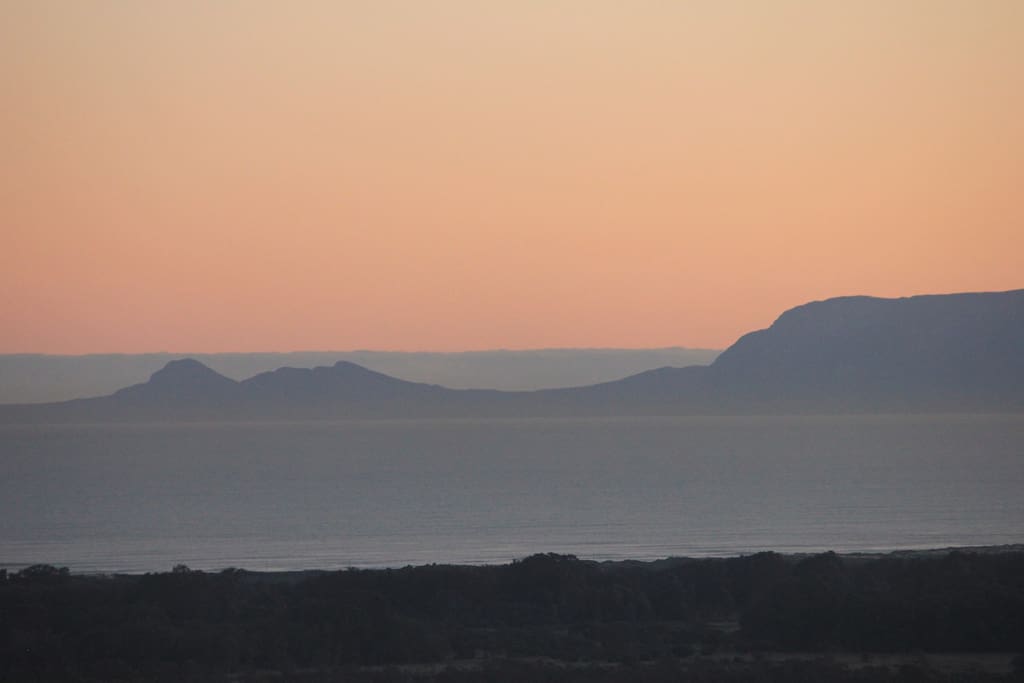Sunset view from Patio