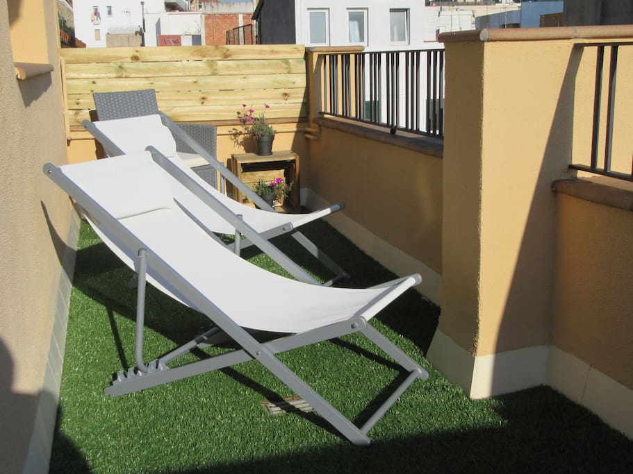 Tumbonas terraza