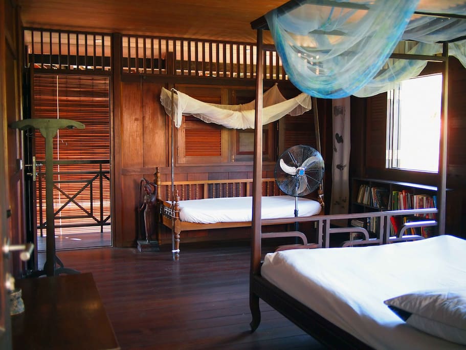Our Family Superior Homestay room with one double and one single bed