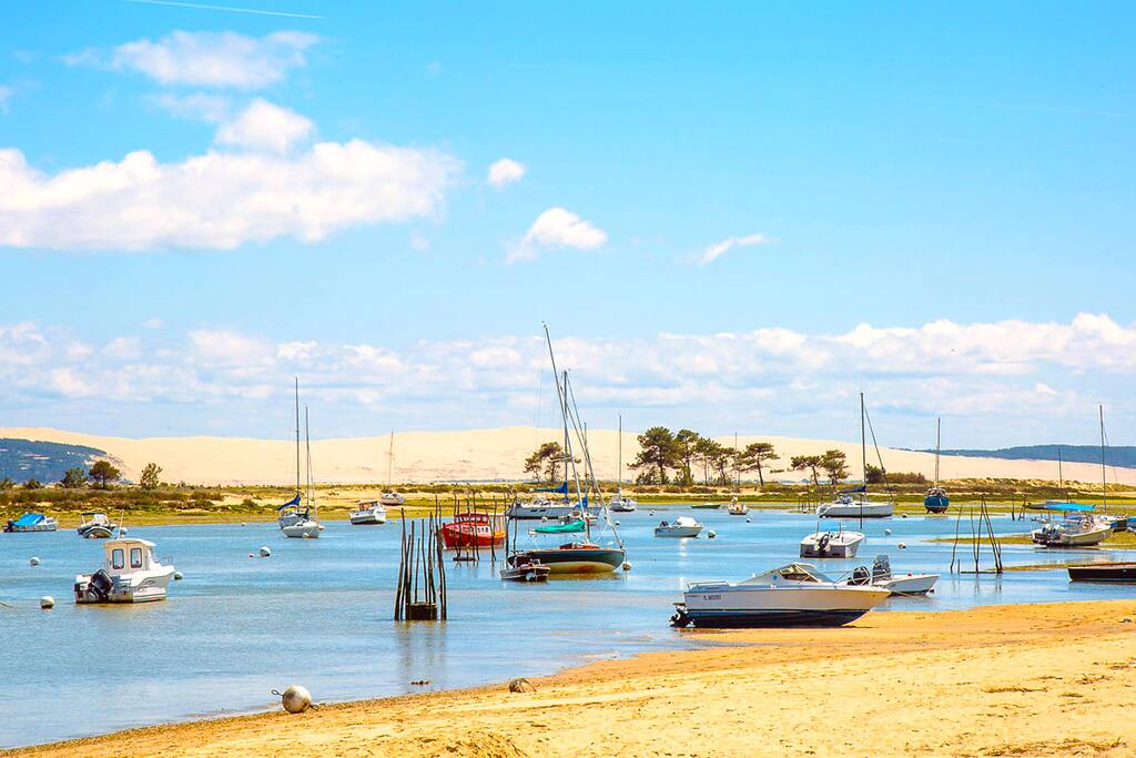 Vue depuis le Mimbeau sur la dune du Pyla