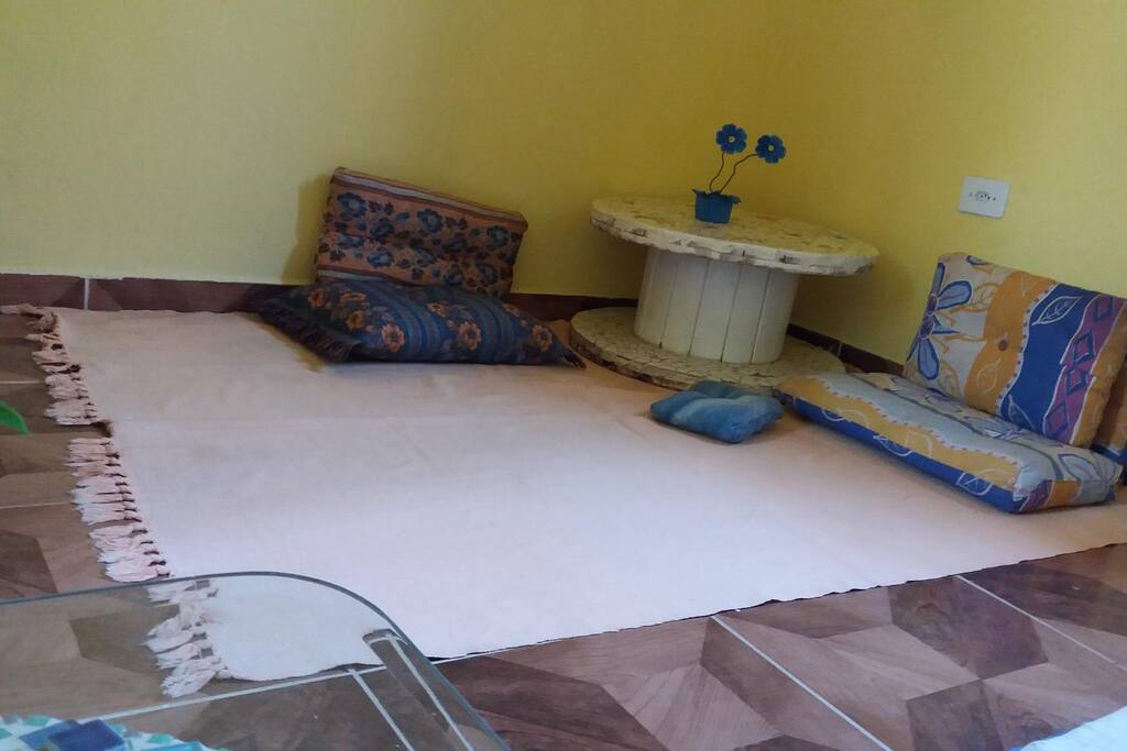Espaço para leitura, meditação...