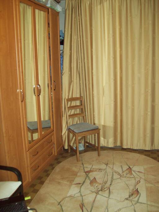 Living room, wardrobe.