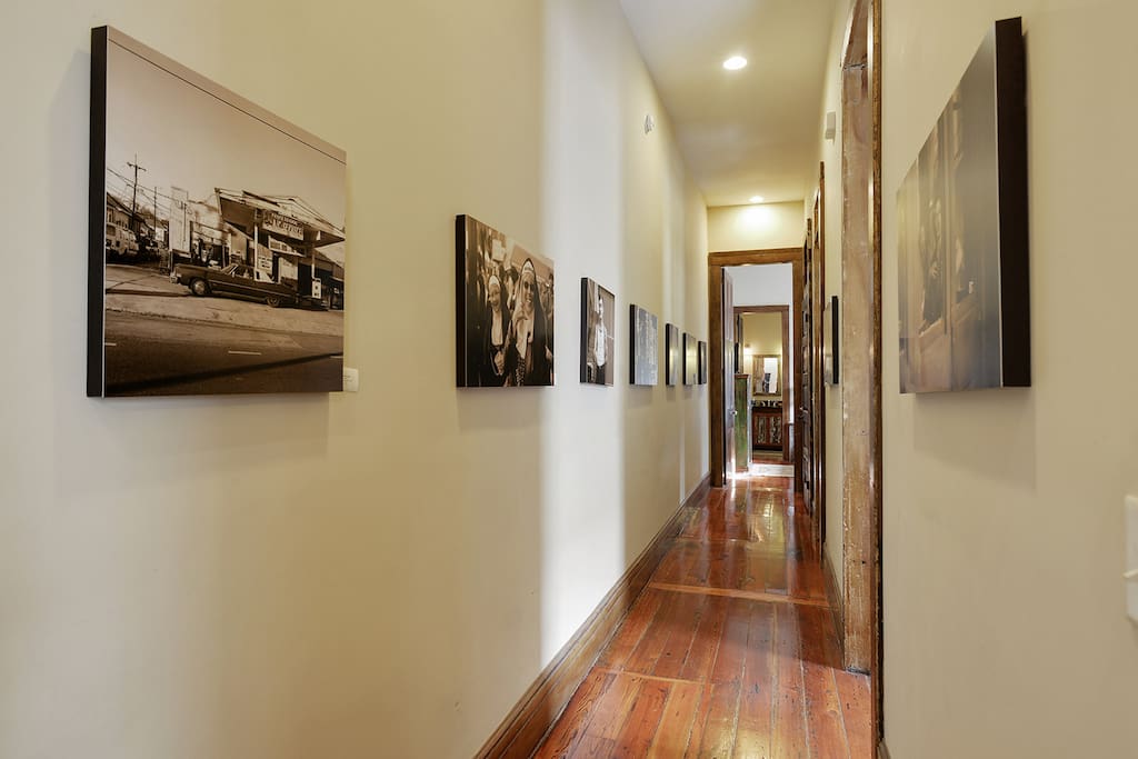 Awesome wood doors and private rooms.