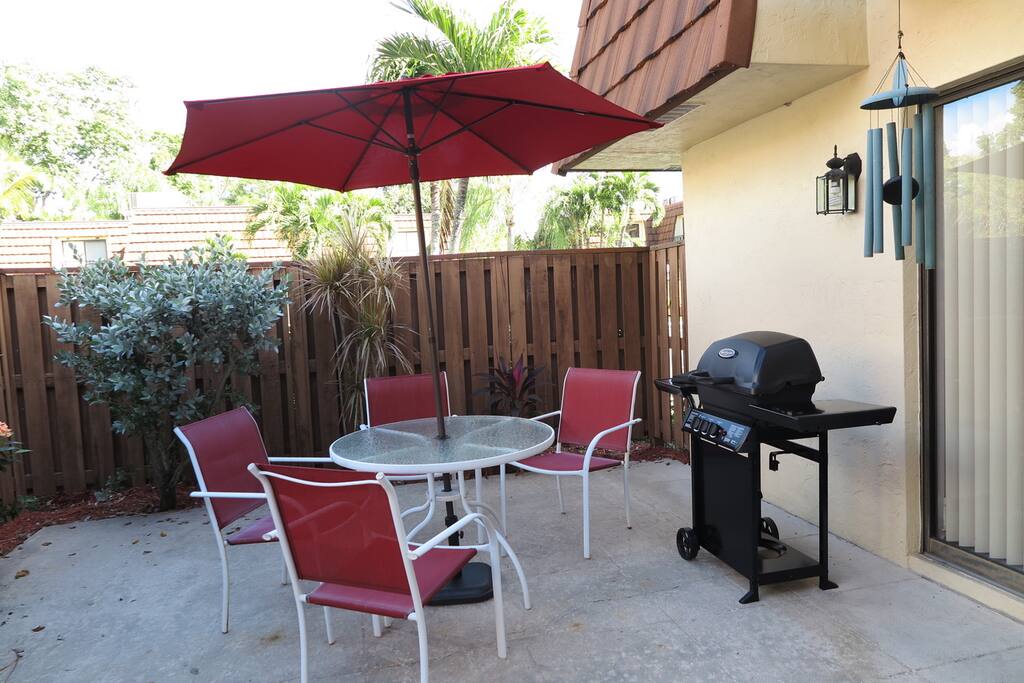 Private terrace with BBQ