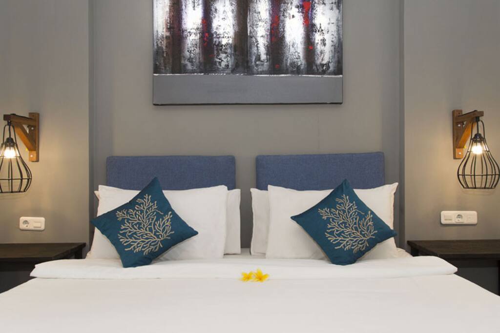 Our bedroom with thousand feel