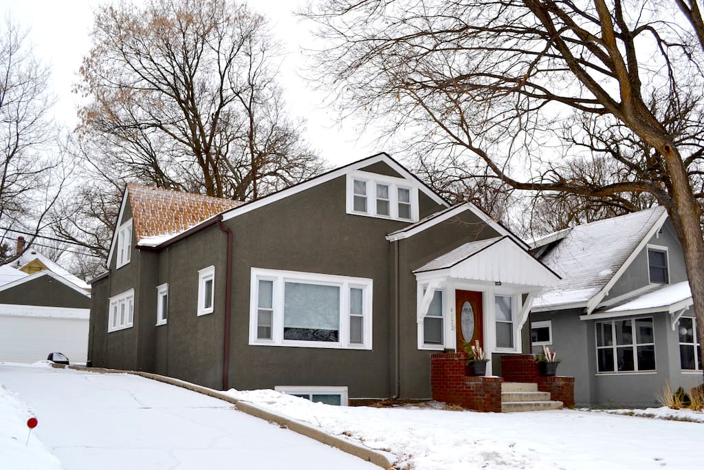 Our South Minneapolis winter bungalow