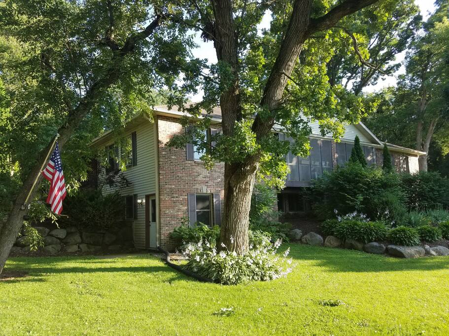 Quiet neighborhood with private entrance right to private room from outside.