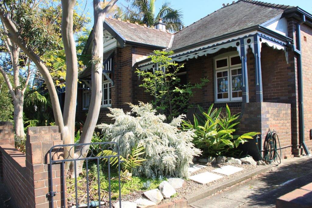 Front bedroom and off street parking.
